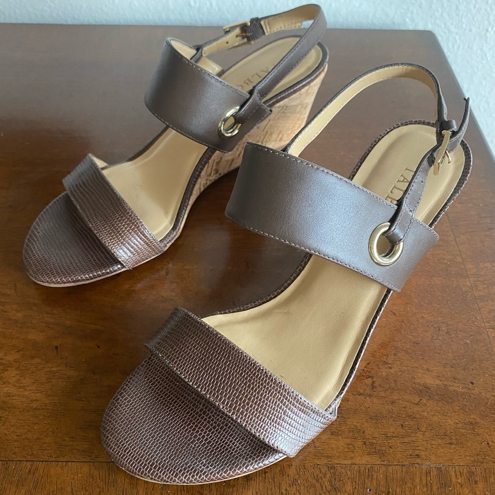 Talbots Cork Wedge Sandles